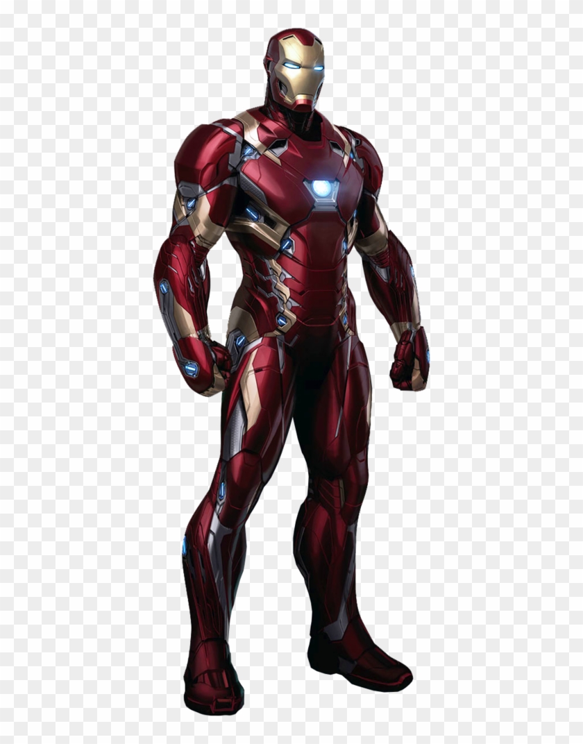 Civil War Iron Man By Sidewinder On - Homem De Ferro Mark 46 Clipart