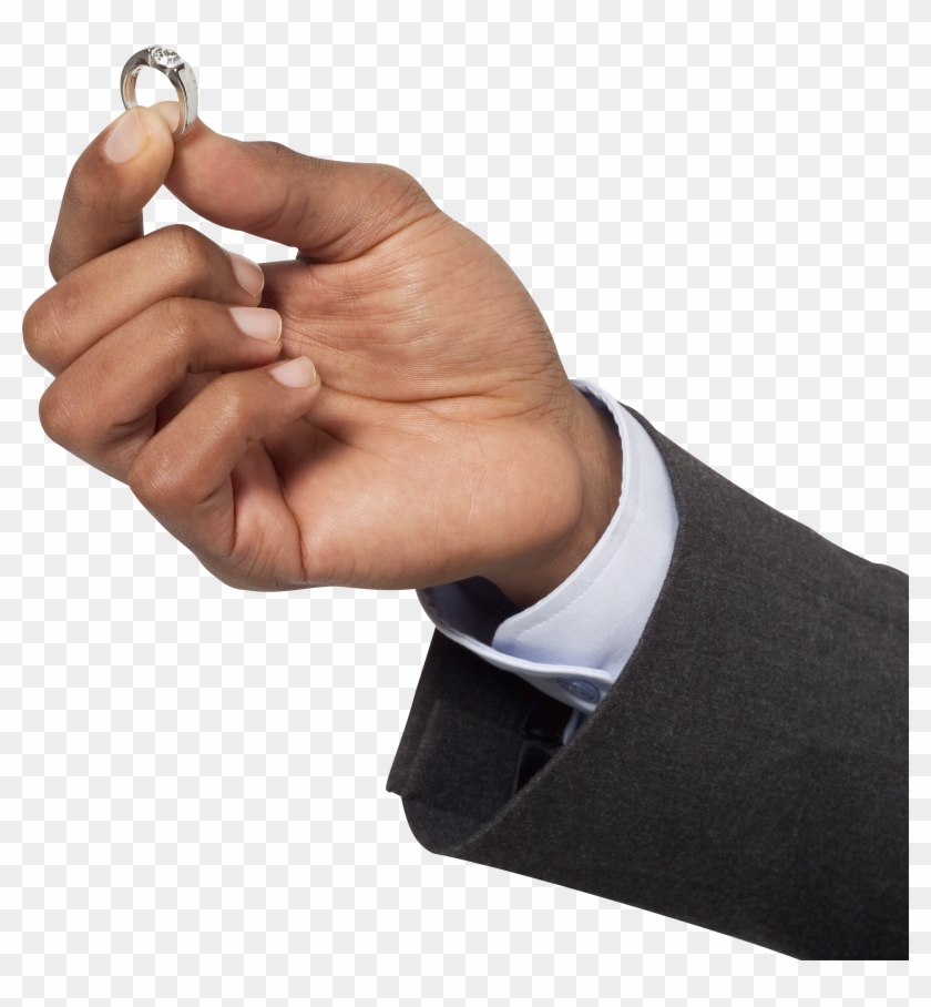 Wedding Ring Png - Рука С Кольцом Png Clipart #359280