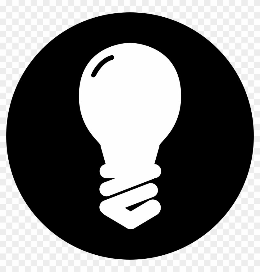 Picture Cfl Clip Art Gallery Of Lamp Compact - Light Bulb Clipart White - Png Download #359318