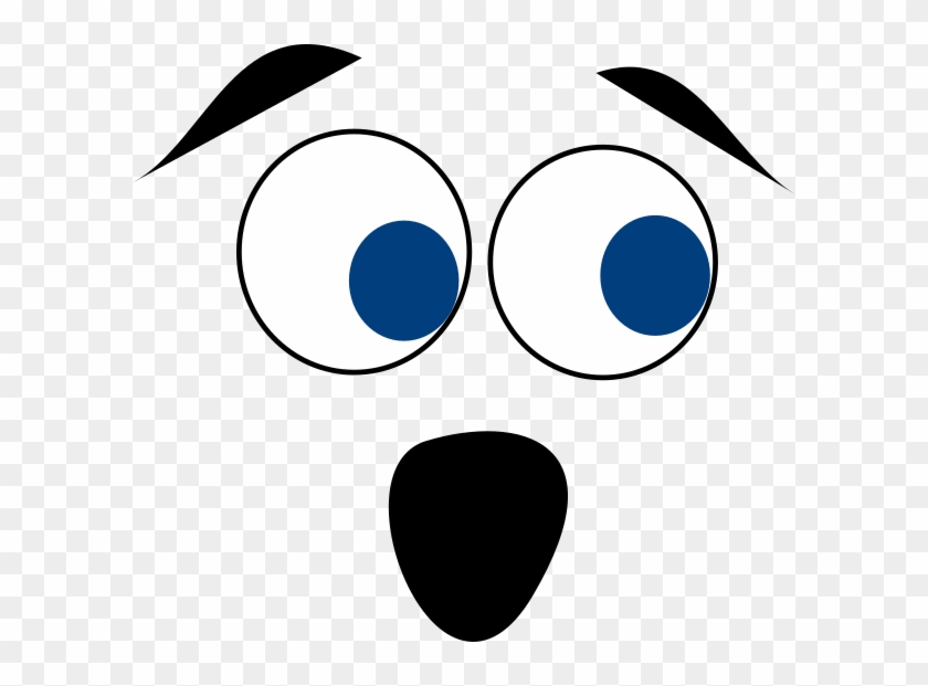 Download Blue Eyed Scared Face Clip Art At Ⓒ - Scared Face Cartoon Png Tr.....