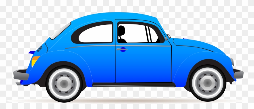 Classic Car Clipart Purple - Cartoon Volkswagen Beetle - Png Download
