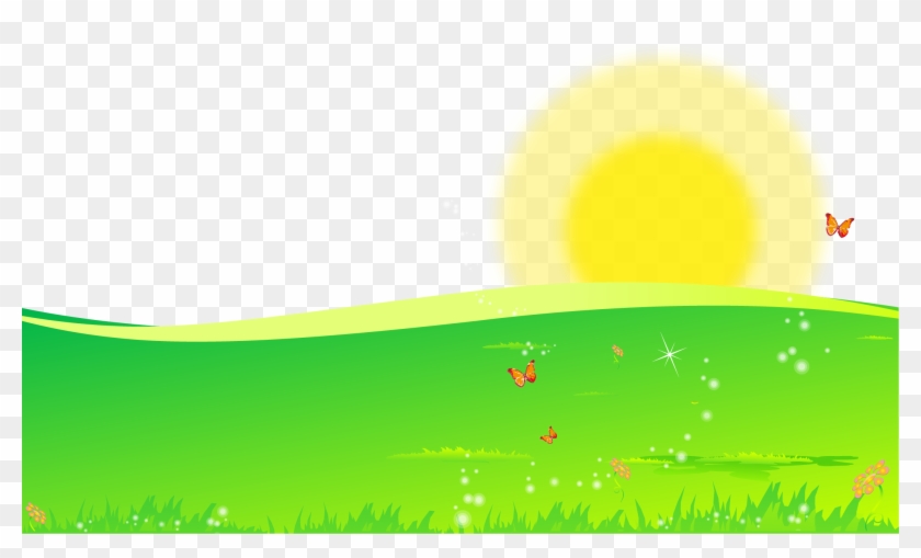Sunrise Clipart Farmland - Cartoon Farmland - Png Download