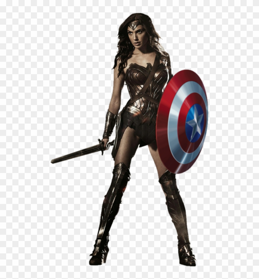 No Caption Provided - Wonder Woman Gal Gadot Full Costume Clipart