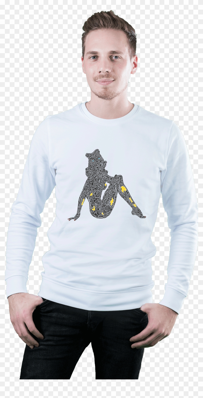Long-sleeved T-shirt Clipart #3500228