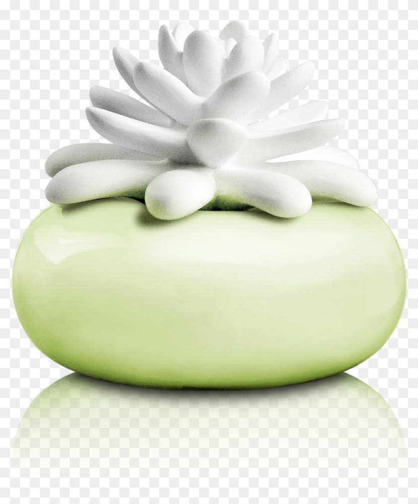 White Lotus Mini Diffuser With Botanical Garden Fragrance - Ružova Aroma Difuzer Clipart #3500497