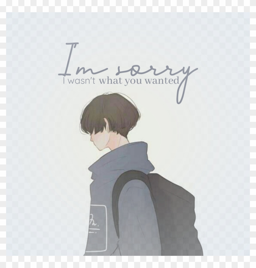 “i'm Sorry I Wasn't What You Wanted - Anime Korean Boy Clipart
