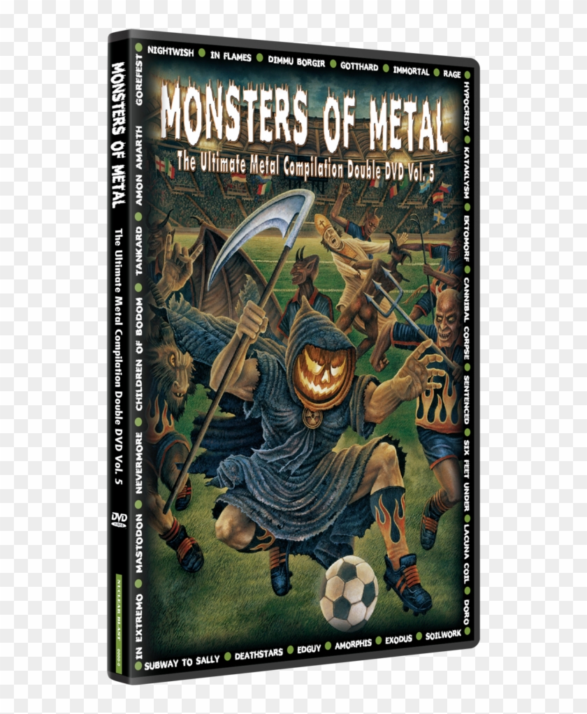 5 - Monsters Of Metal Vol 5 Dvd Clipart #3501665