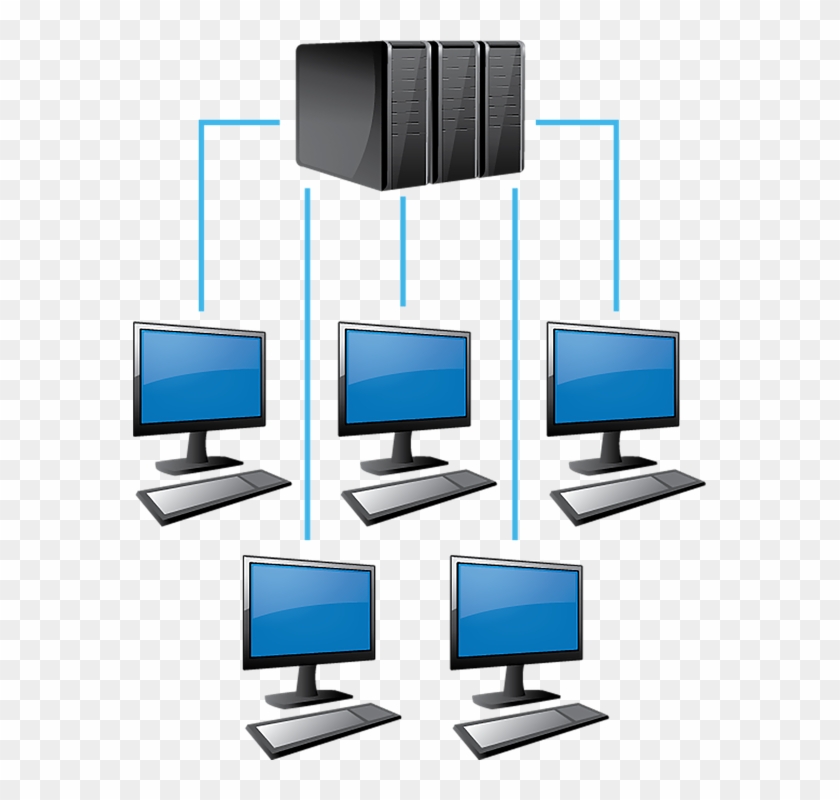 Computer Network Network Computer Transparent - Computer Network Png Clipart