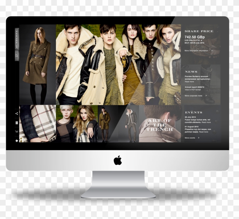 Burberry Plc - Rosie Huntington Whiteley Burberry Clipart