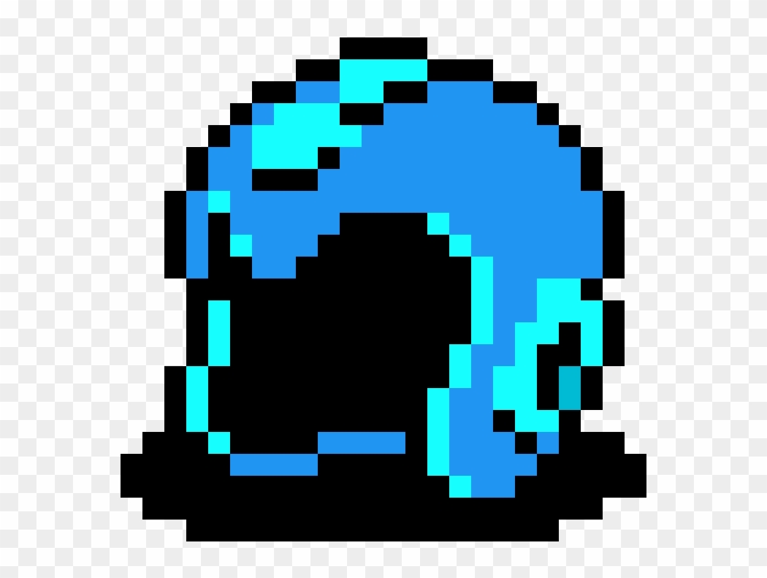 Mega Man Helmet - Megaman Helmet Pixel Clipart #3502129