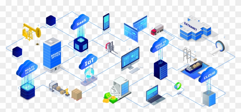 Netfoundry Spin Up Your Transparent Background - Network Technology Clipart