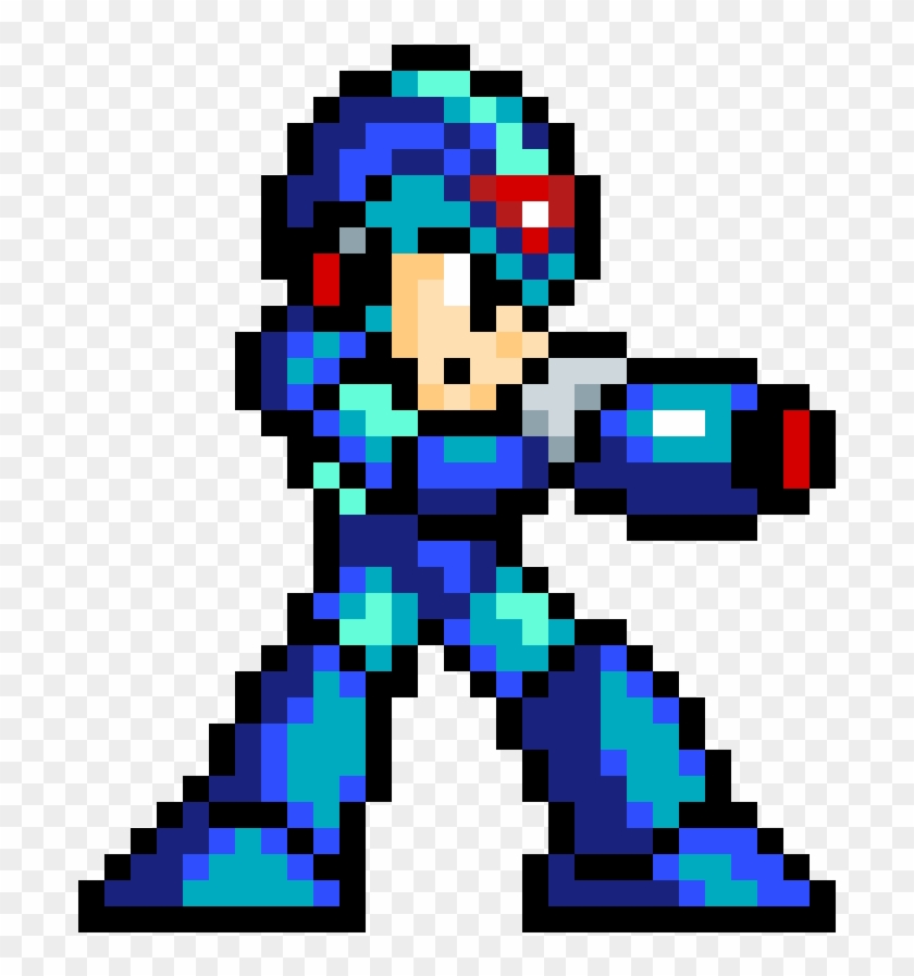 Mega Man X - Megaman X 8 Bits Clipart