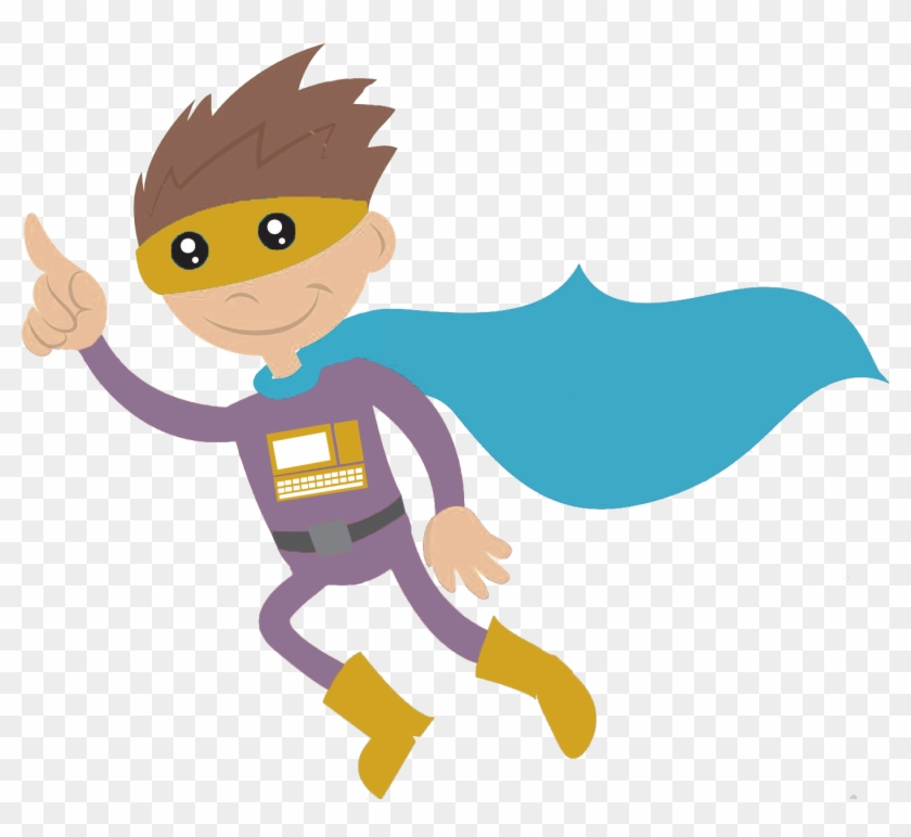 Networks Unlimited Computer Engineers Are Just Like - Super Hero With Cape Clipart