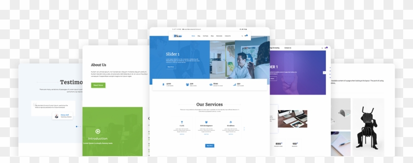 Doko Is A Fast And Modern Material Design Wordpress - Slider Banner Design Modern Clipart