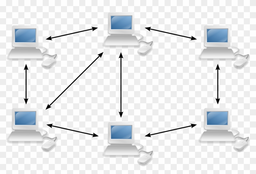 Peer To Peer Network - Peer To Peer Network No Background Clipart