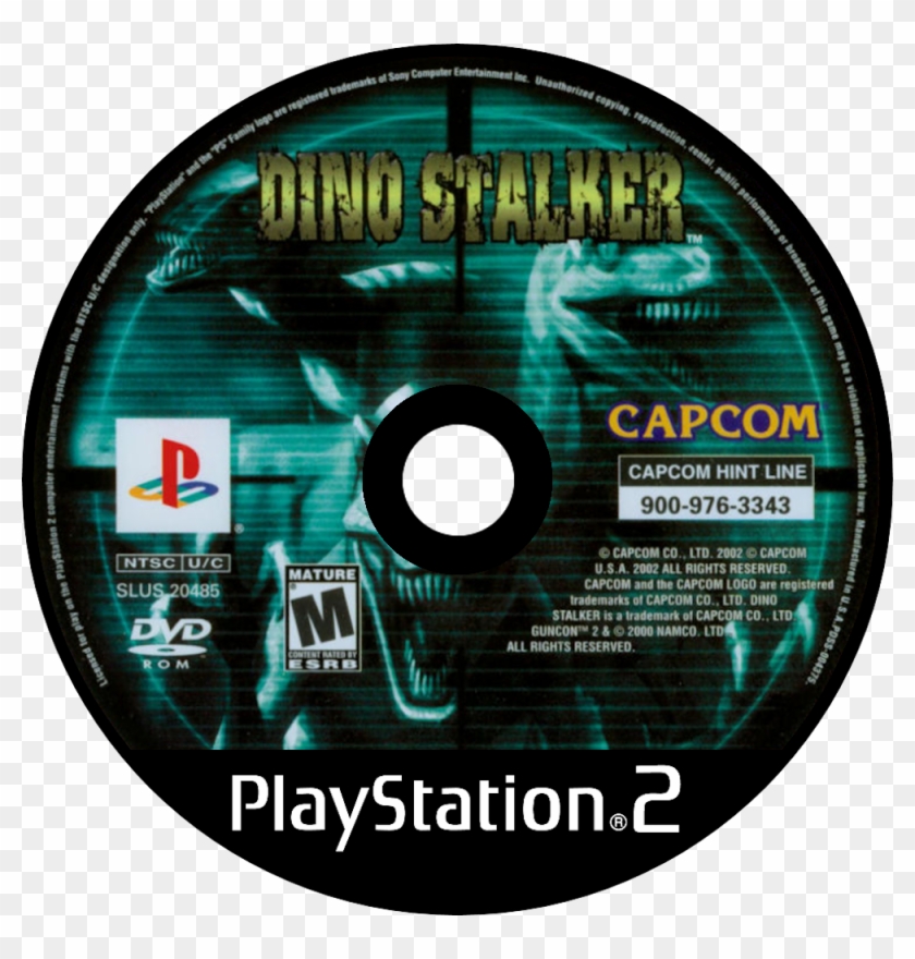 Dino Stalker Playstation 2 Ps2 , Png Download - Red Dead Revolver Ps2 Cd Clipart