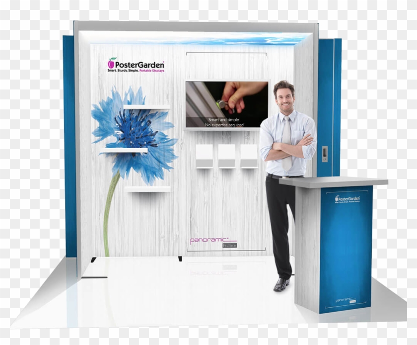 8ft, 10ft, And 20ft Trade Show Displays And Modular - Small Modern Tradeshow Booth Clipart