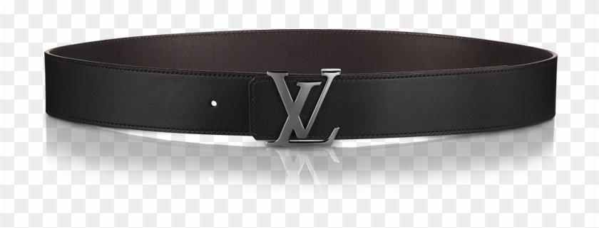 Lv Initiales Reversible Calf Leather Belt Via Louis - Belt Clipart #3503172