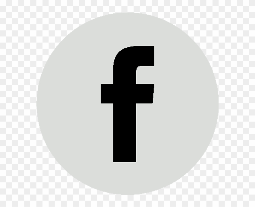 Facebook Icon Gray Circle - Blomus Clipart #3503199