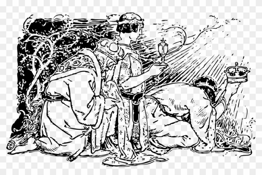 Three Kings Magi Three Wise Men Gold Incense Myrrh - Three Wise Men Drawing Clipart