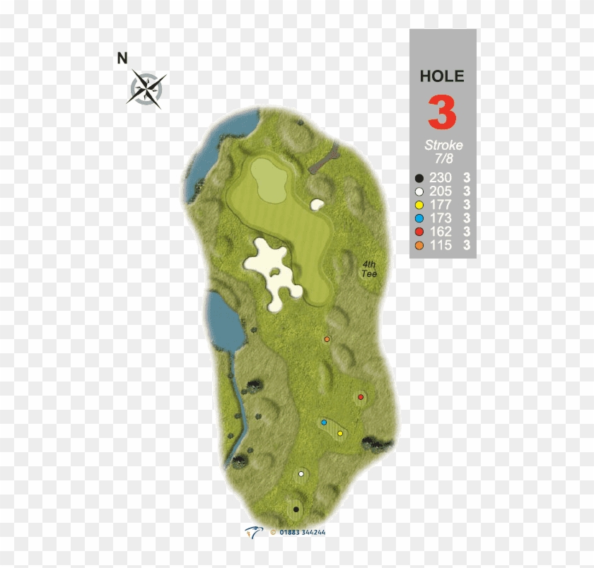 Hole 3 - Map Clipart #3505265