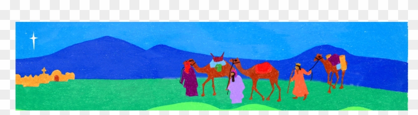 3 Wise Men Bookmark , Png Download - Arabian Camel Clipart #3505490