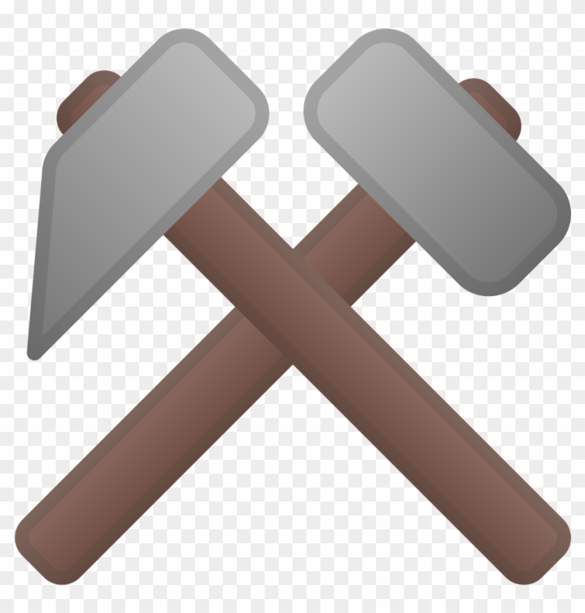 Download Svg Download Png - Hammer And Pick Emoji Clipart #3505829