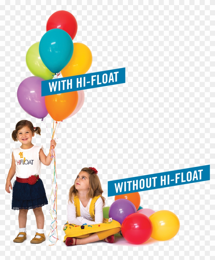 Girls With Balloons - Birthday Party Clipart