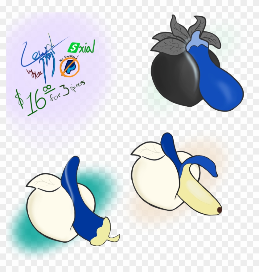 Three Lewd Emoji Pairings, Suitable For Telegram Stickers - Discord Lewd Emoji Clipart