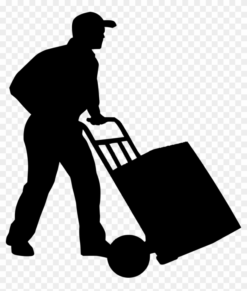 Man,free Vector Graphics - Shipping Silhouette Clipart #3506332