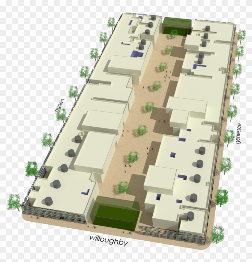 Birds Eye - Floor Plan Clipart