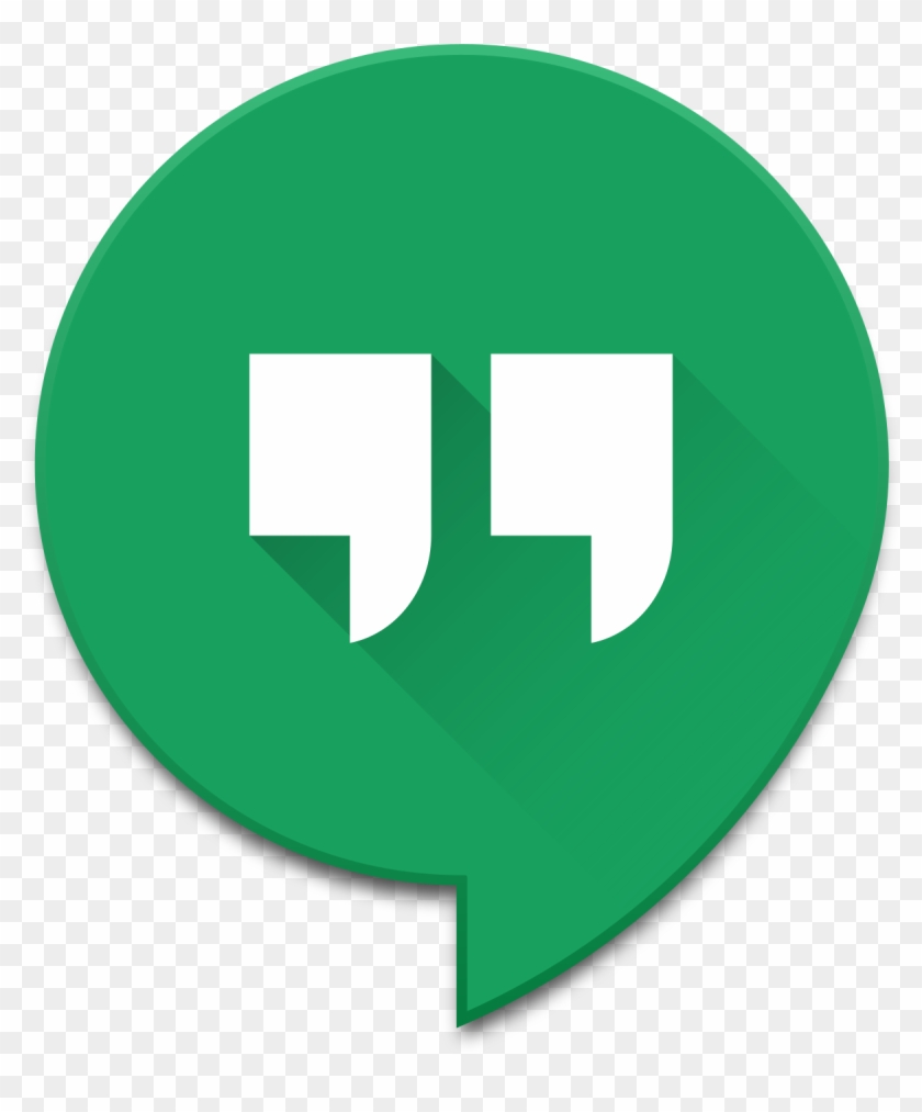 Google's Very Own Voip Service Is Quickly Becoming - Google Hangouts Logo Clipart