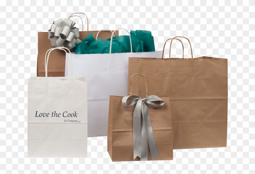 Kraft Serrated Edge Shopper - Leather Clipart #3507414