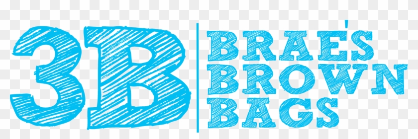 3b Brae's Brown Bags - 3 B Png Clipart #3507875