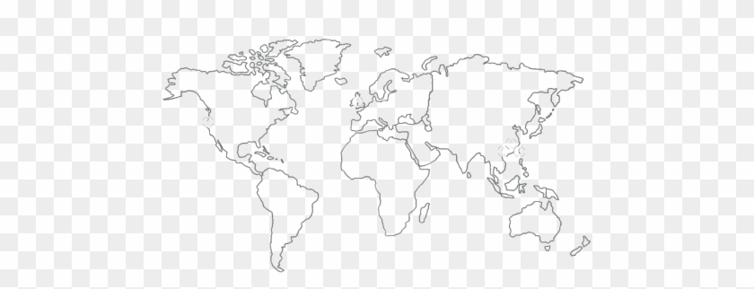 Our Offices - Full Page World Map Pdf Blank Clipart #3508305