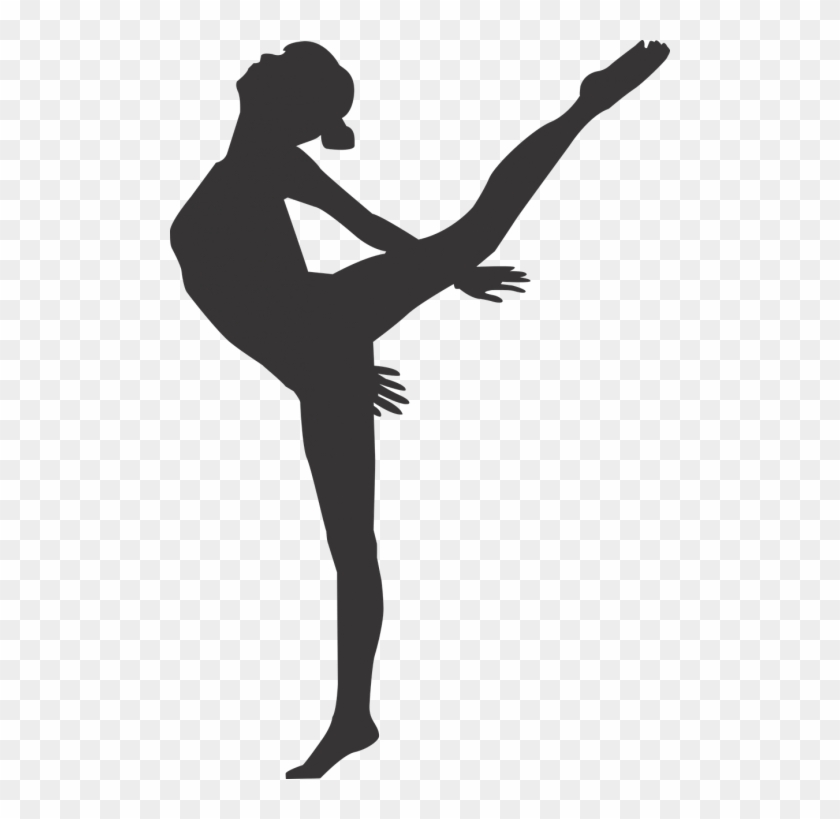 Vector Graphics - Contemporary Dancer Silhouette Png Transparent Clipart #3508336