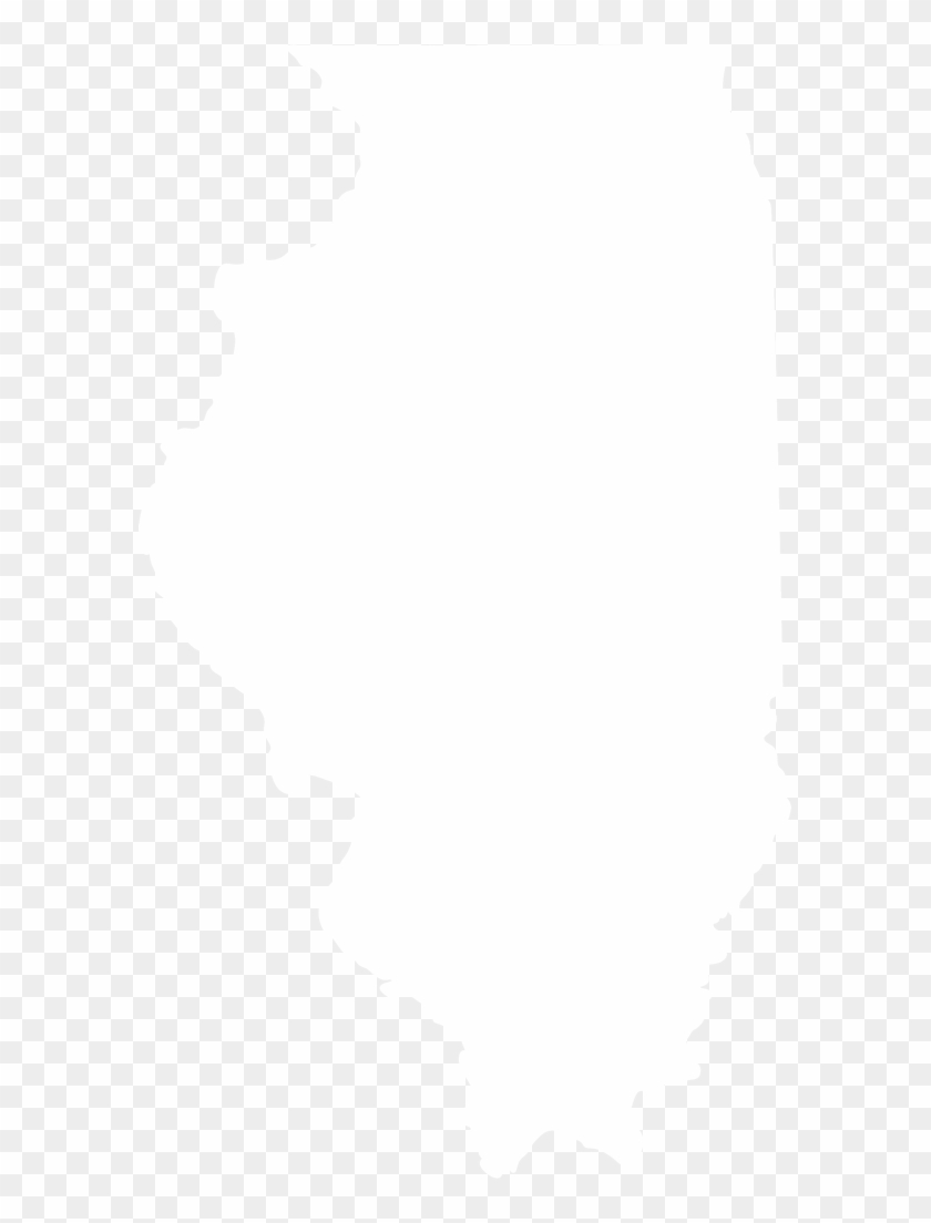Illinois Silhouette By Paperlightbox - Grand Prairie Illinois Map Clipart