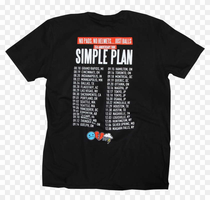 Icon Tour T-shirt - Simple Plan Simple Plan Clipart #3508545