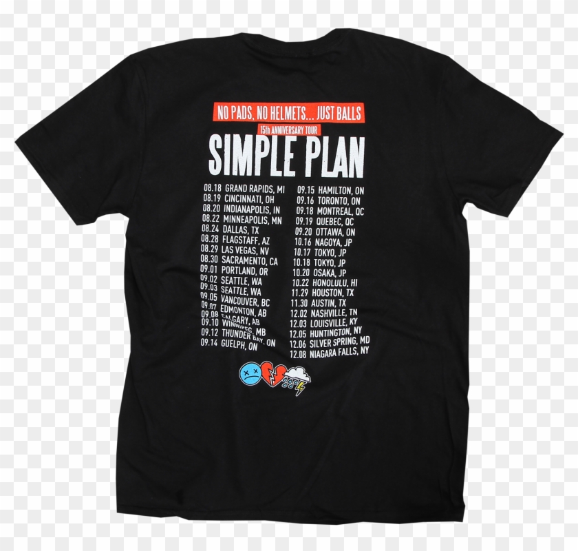 Icon Tour T-shirt - Simple Plan Simple Plan Clipart