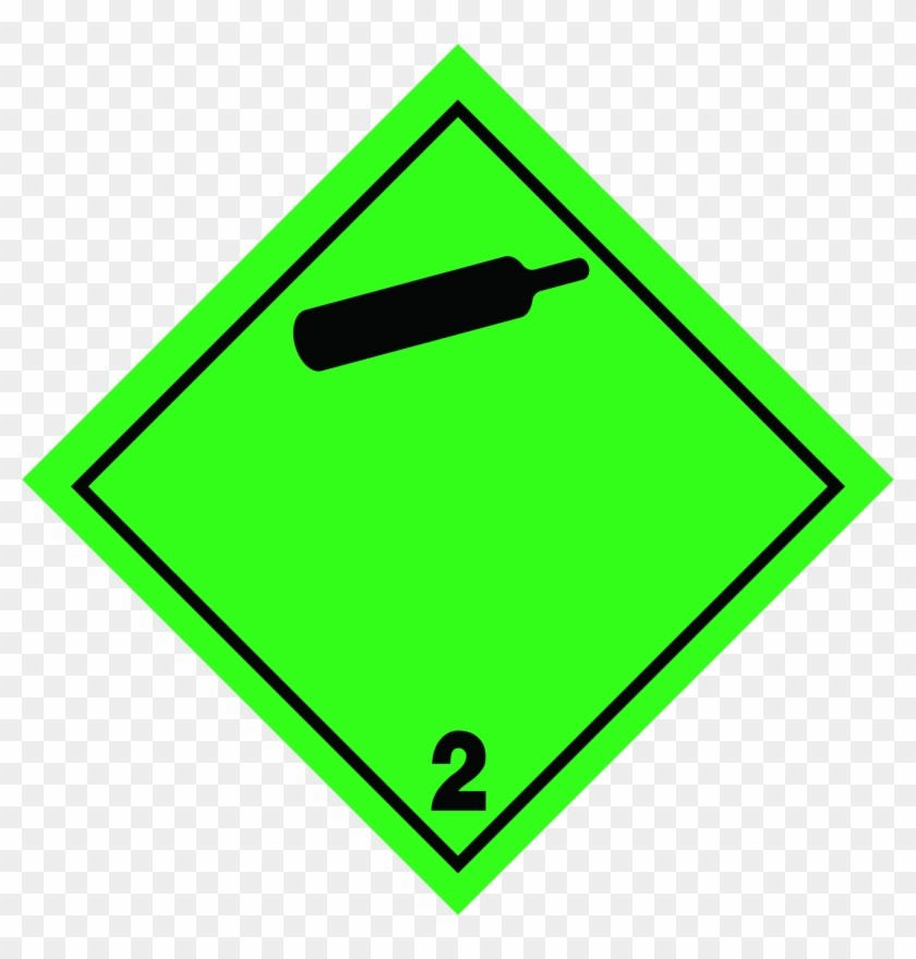 Non Flammable, Non Toxic Gases - Un Pictogram Clipart