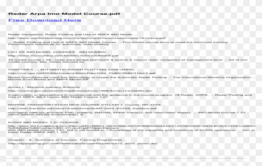 Free Download Arpa Imo Model Free Radar Navigation, - Training Postponed Email Sample Clipart