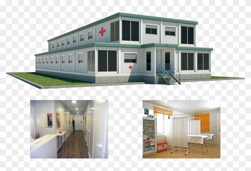 Modular Hospitals - Hospital Building Clipart #3508902