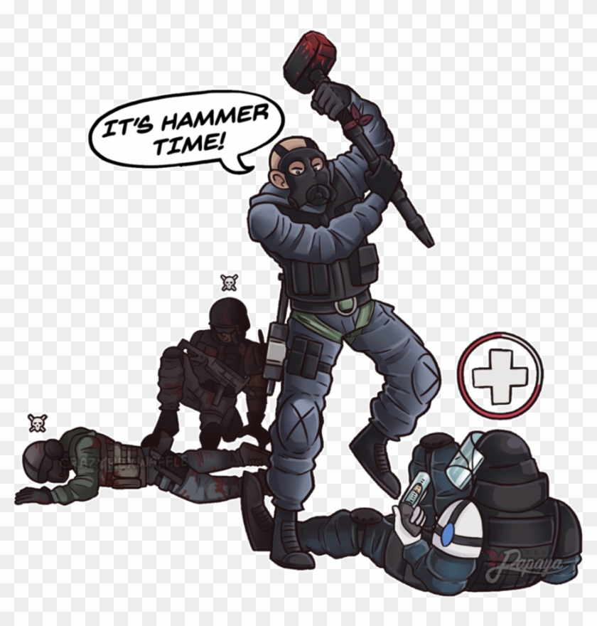 Umilhado Rainbow Six Siege Art, Tom Clancy's Rainbow - Rainbow Six Siege Png Funny Clipart
