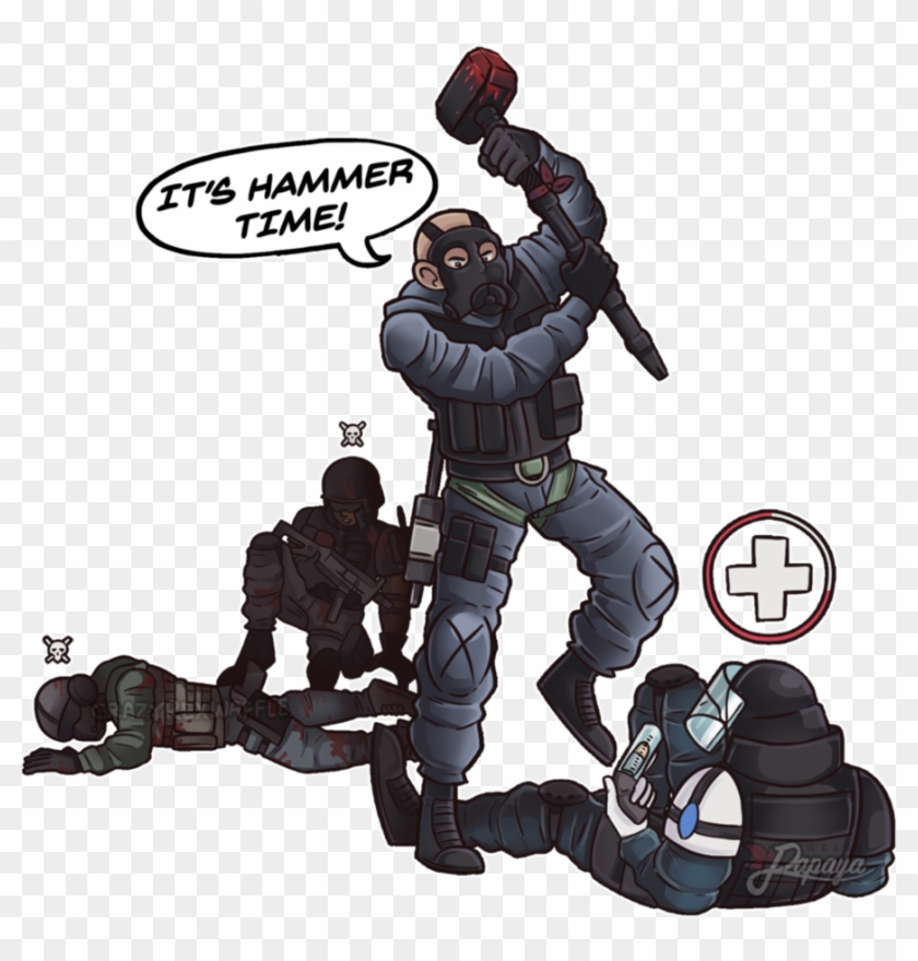 Umilhado Rainbow Six Siege Art, Tom Clancy's Rainbow - Rainbow Six Siege Png Funny Clipart #3508931