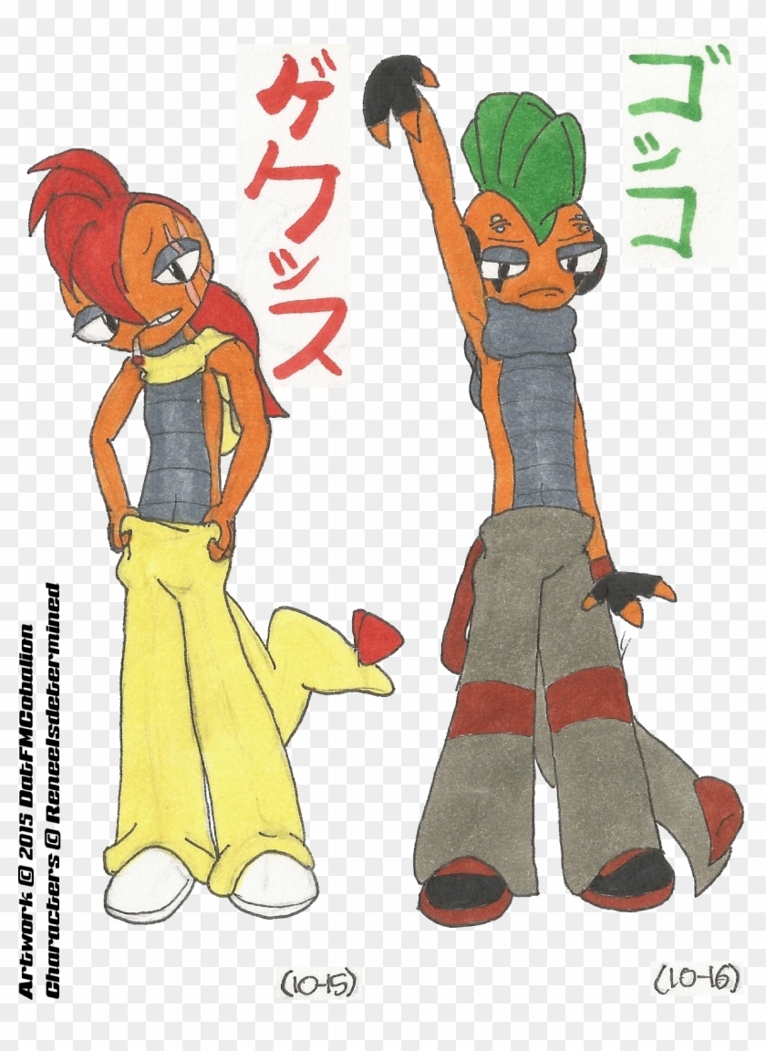 Two Brash Scrafty Bring It - Cartoon Clipart