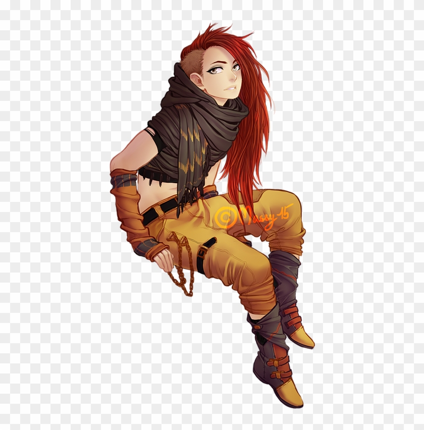 "whatcha Doin' Here, Punk This Is My Turf Scram Or - Pokemon Gijinka Scrafty Clipart