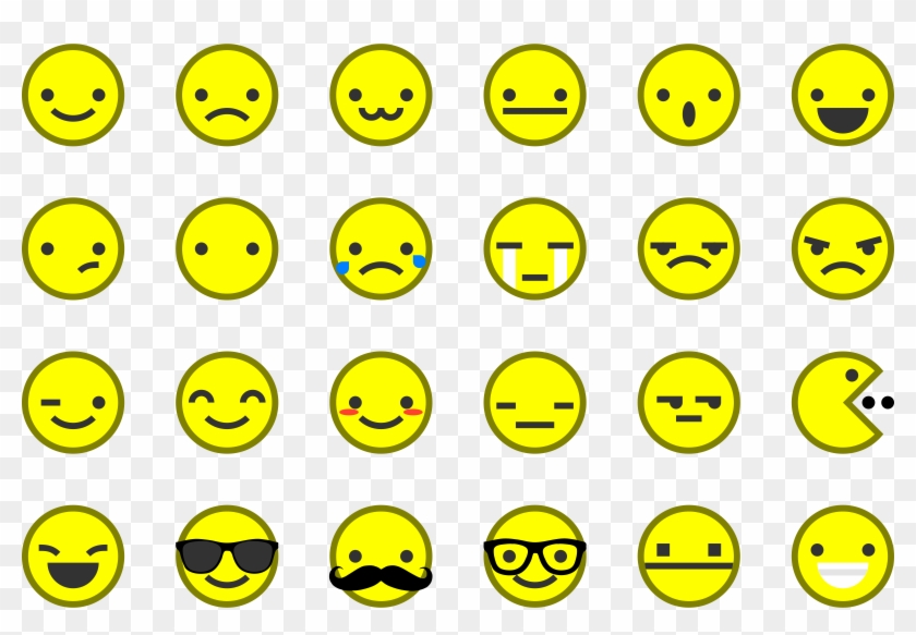 This Free Icons Png Design Of Emoticons & Smileys - Small Smileys Clipart #3509540