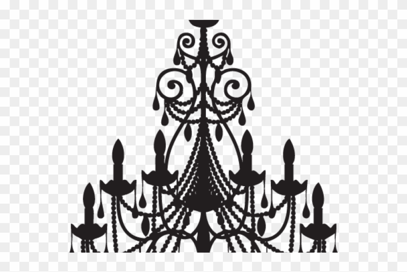 Chandelier Clipart Transparent Background - Chandelier Decals - Png Download #3509889
