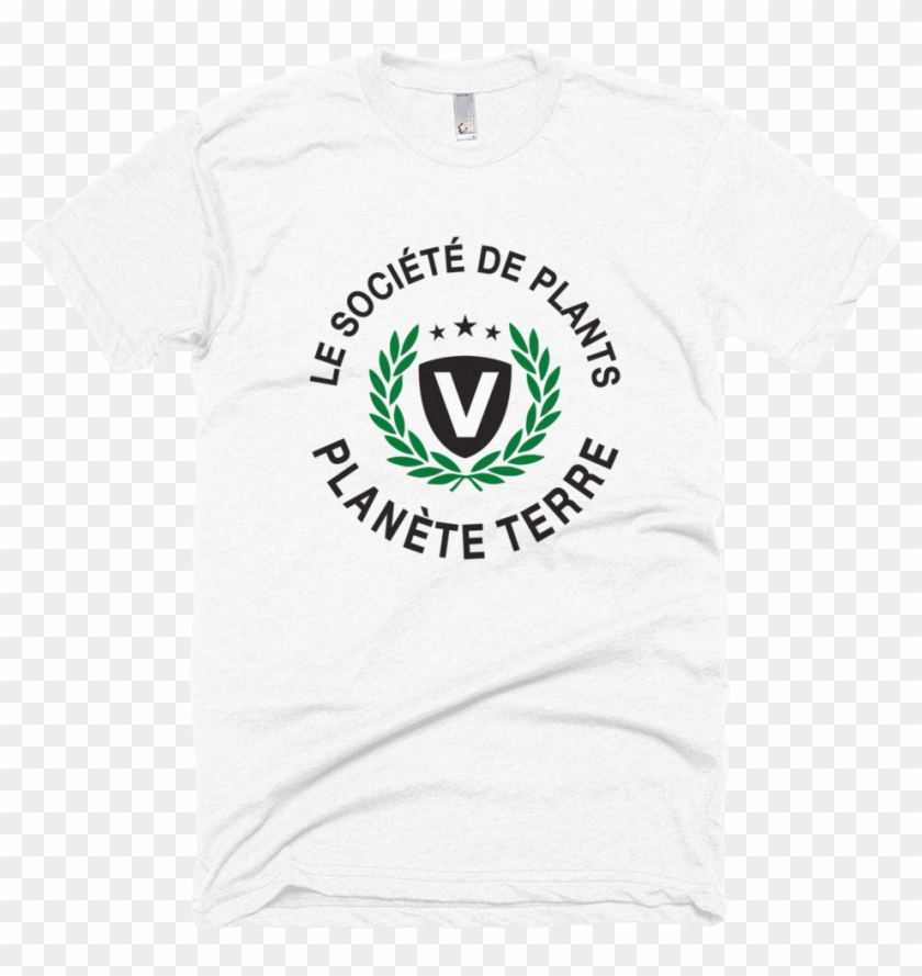 'les Society De Plants' Tee In White - Active Shirt Clipart