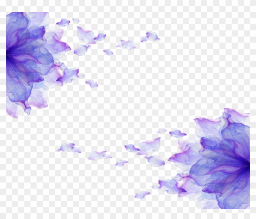 Lavender Vector Sketch - Png Image Of Beautiful Background Clipart